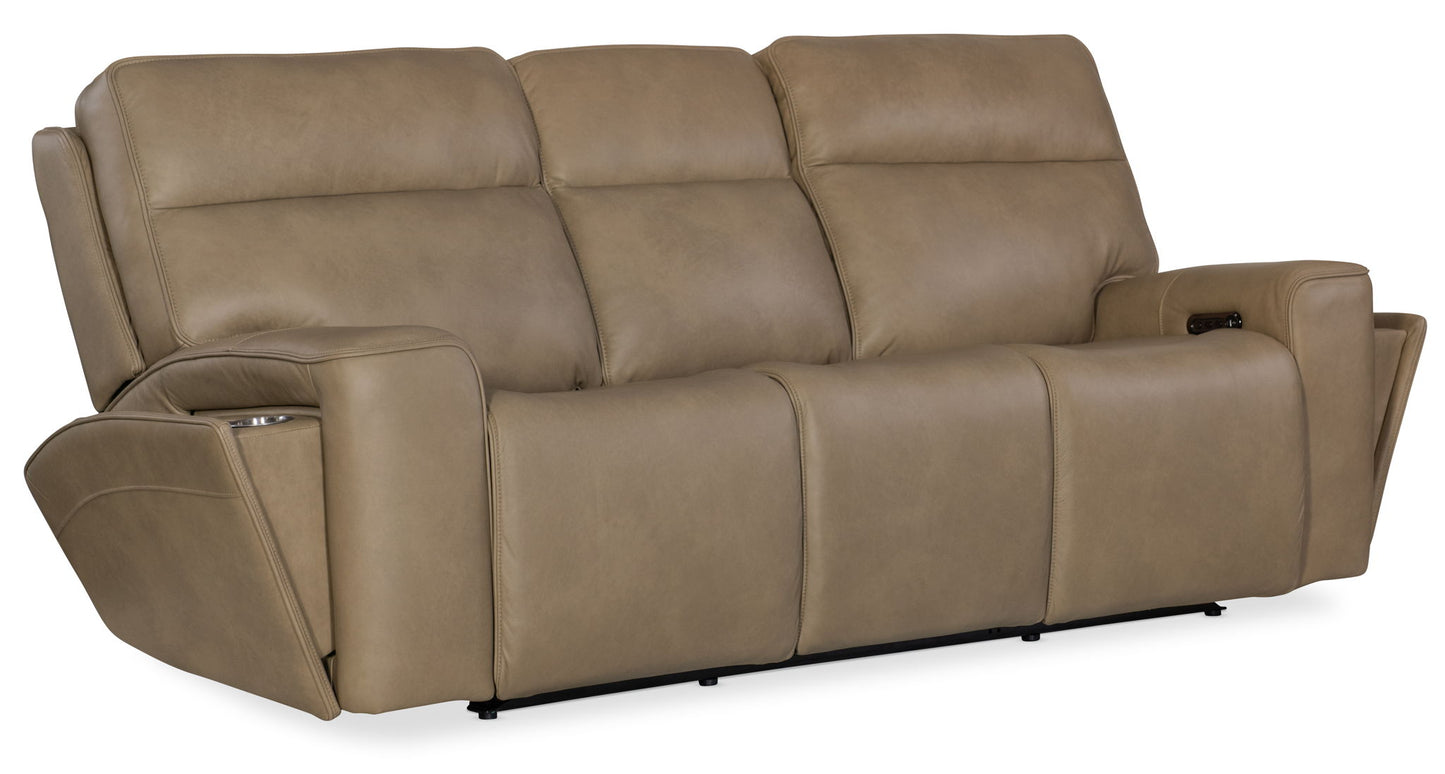 MS - Riverton Power Sofa With Power Headrest And Lumbar