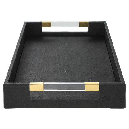 Wessex - Shagreen Tray - Black