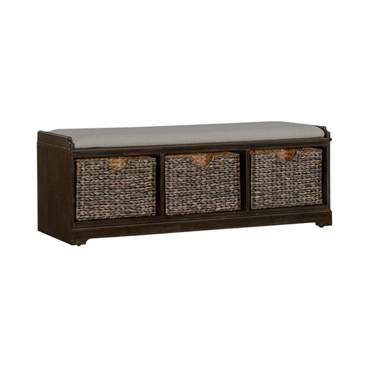 Mill Creek - Wall Bench - Dark Brown