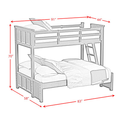 Hampton Kids - Bunk With Ladder Bedroom Set