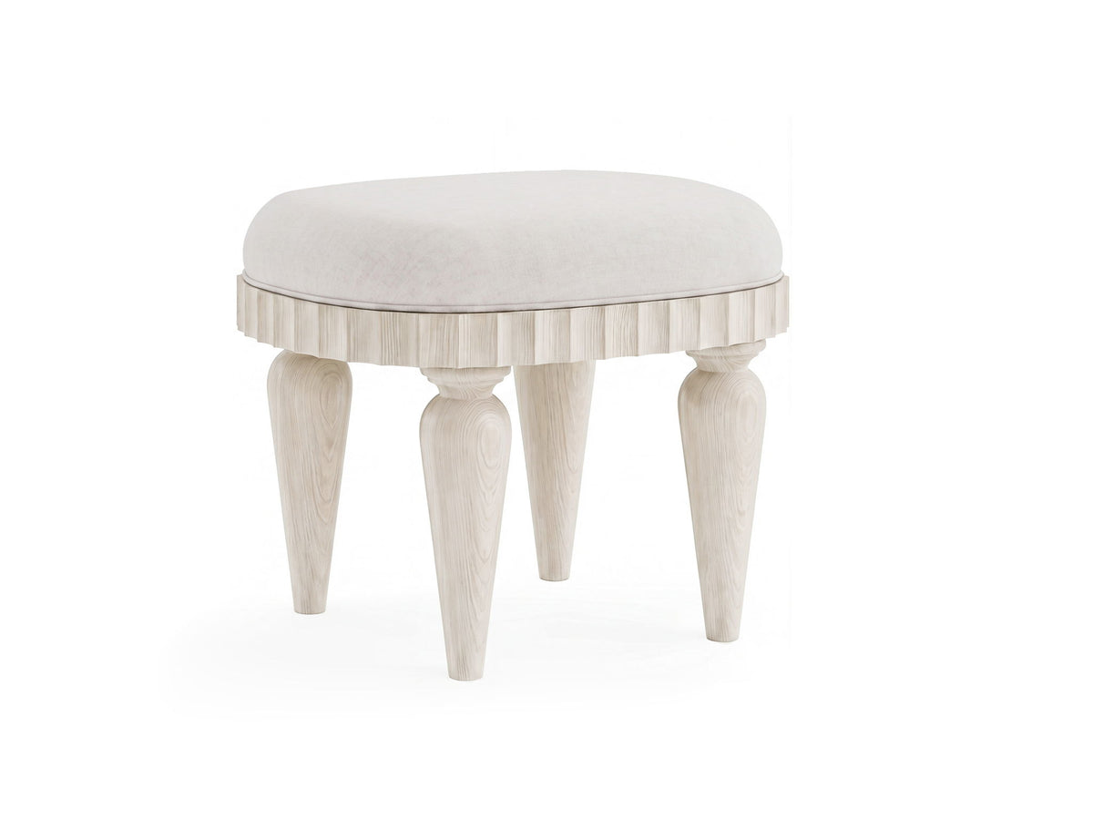 Vivienne - Vanity Stool - Whisper White