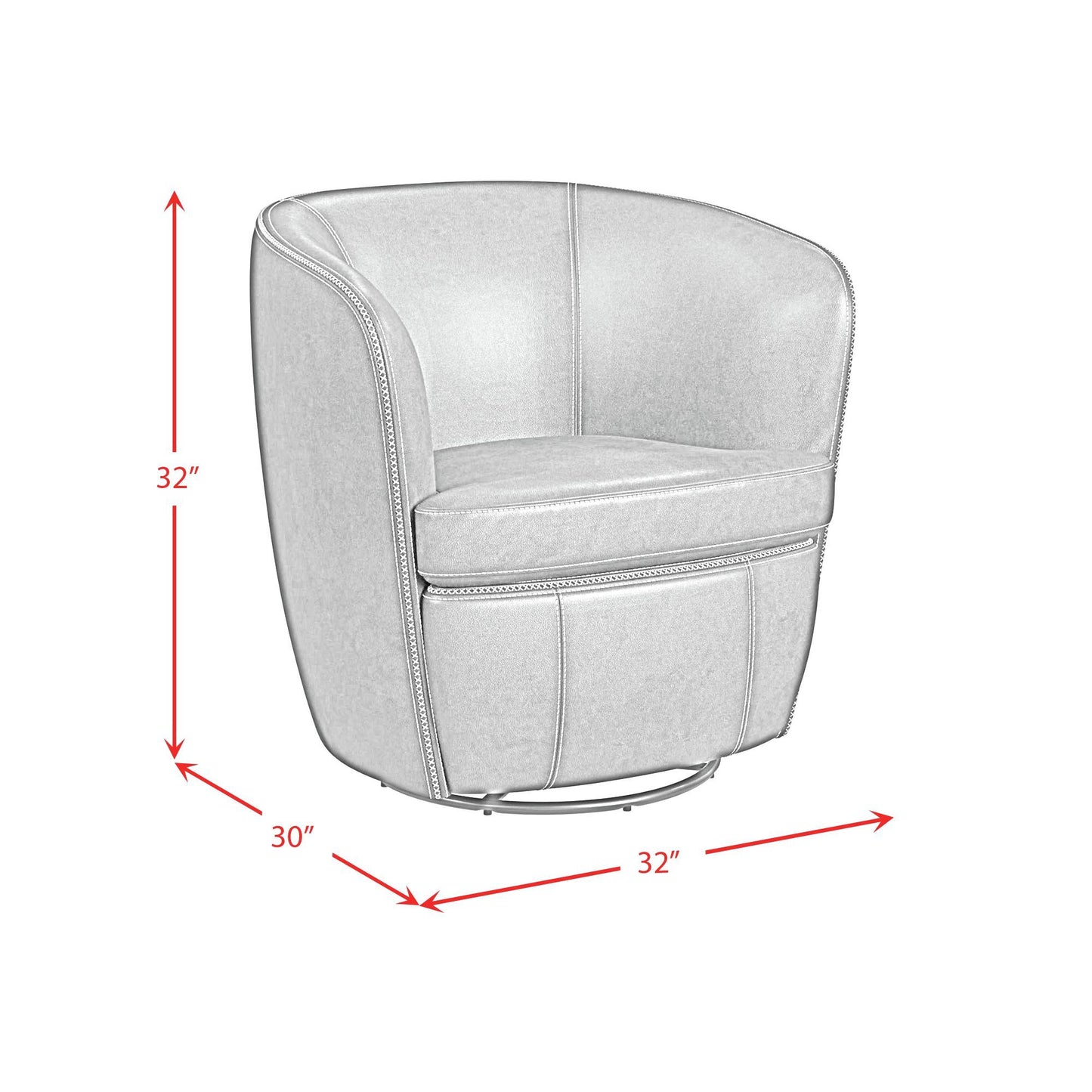Vito - Swivel Chair - Pebble Tan