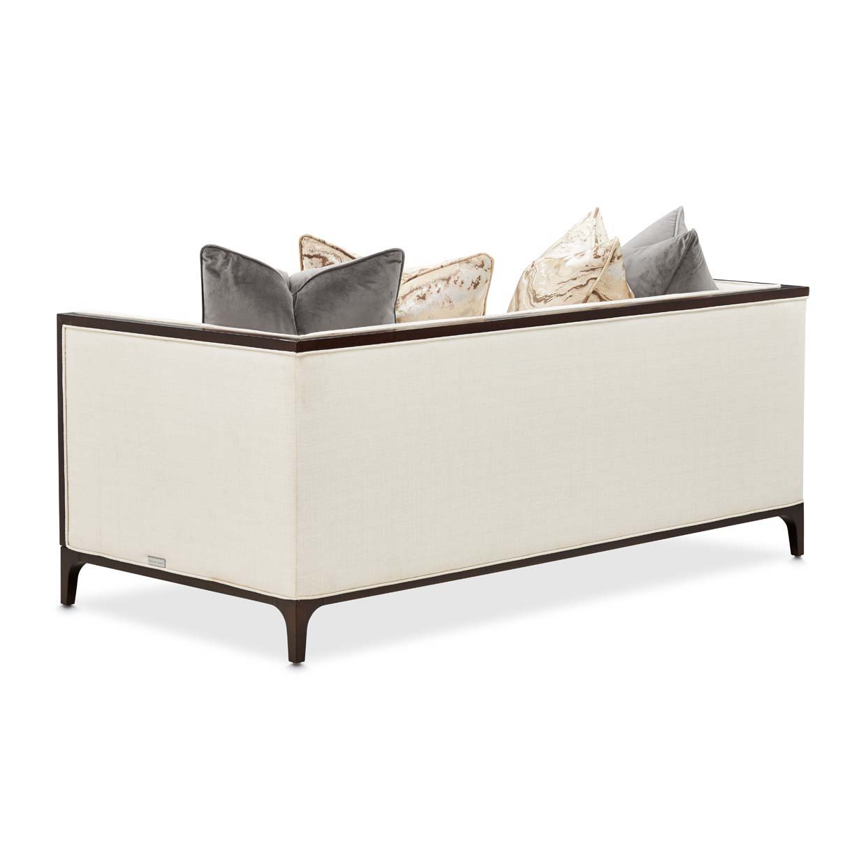 Belmont Place - Loveseat - Cream / Espresso