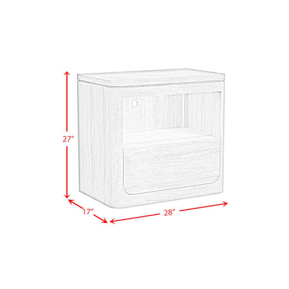 Rosalie - Nightstand With USB And LED