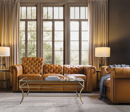 MS - Glover Power Reclining Sofa With Power Headrest - Brown