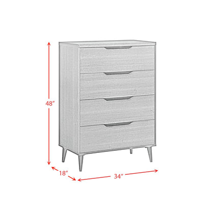 Ernesto - 4-Drawer Chest With Interlock