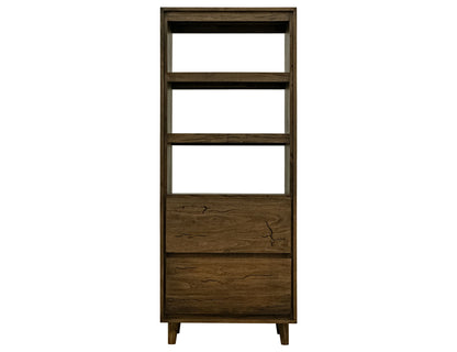 Savia - 2 Drawer Bookcase - Brown