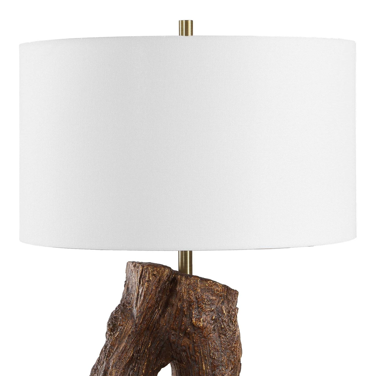 Namath - Wood Table Lamp - Brown
