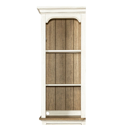 Farmhouse Reimagined - Left Pier Top - Antique White / Chestnut Tops