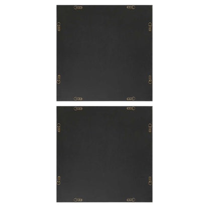 Joel - Modern Wood Wall Art (Set of 2) - Brown / Gray