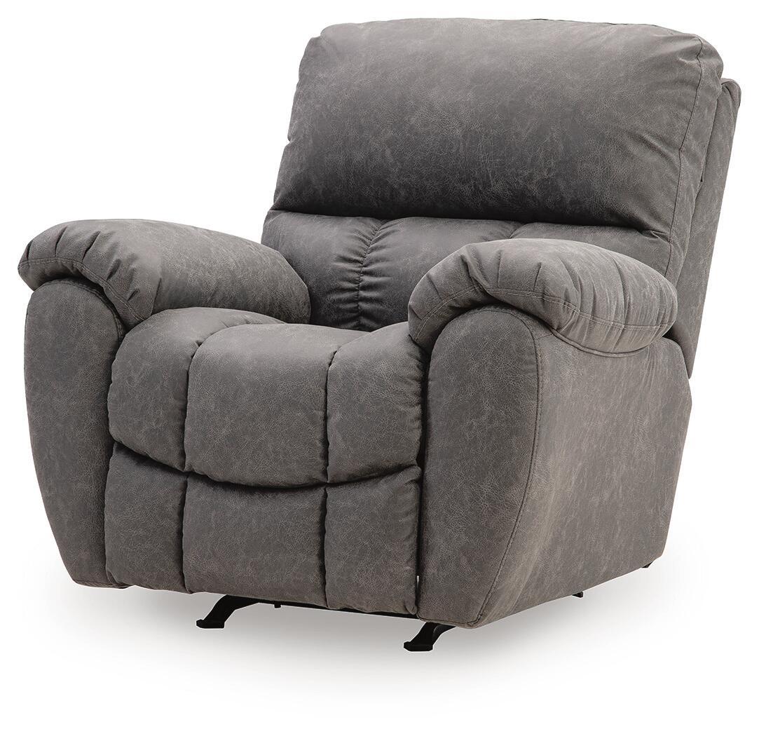 Bakerstein - Power Rocker Recliner With Adjustable Headrest - Galaxy
