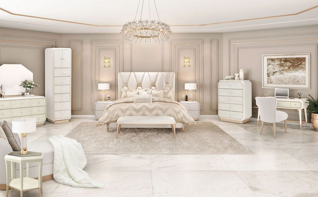 La Rachelle - Bed Bench - Champagne