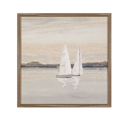 Twilight - Glide Framed Print - Beige