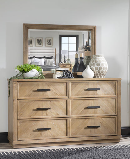 Torrance - Rectangular Mirror - Aged Driftwood