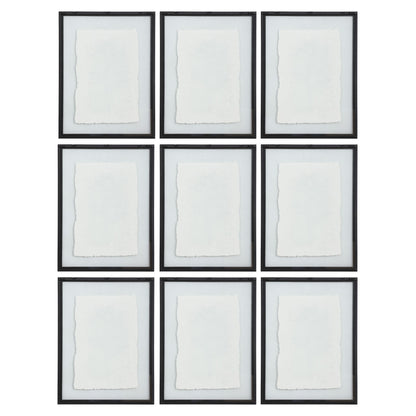 Farmhouse Florals - Framed Prints (Set of 9) - Black