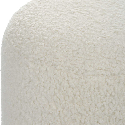 Arles - Shearling Brass Ottoman