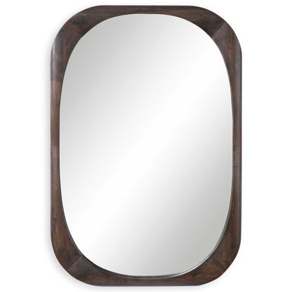 Sheldon - Mid-Century Mirror - Dark Brown