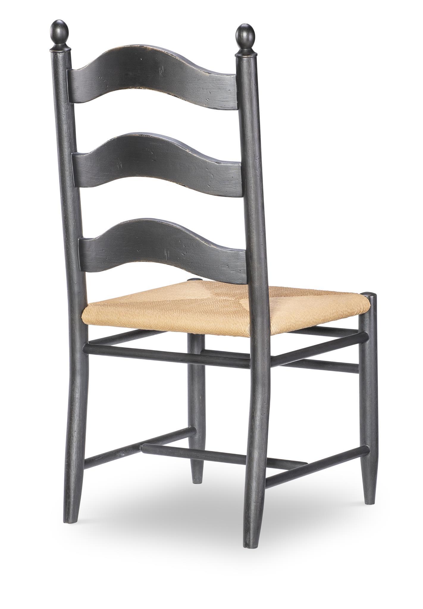 Vintage Market - Rush Seat Ladder Back Side Chair (Set of 2)