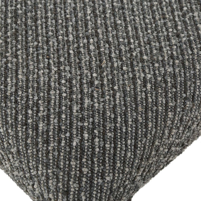 Bowtie - Charcoal Fabric Bench