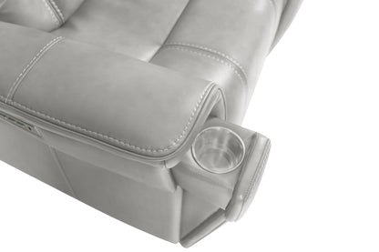 Sanibel - Power Console Loveseat - Wall Prox. Recliner With Power And Power Headrest And Lumbar, Wireless Charger
