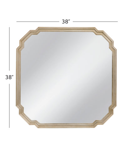 Mimosa - Wall Mirror - Ant Silver Leaf