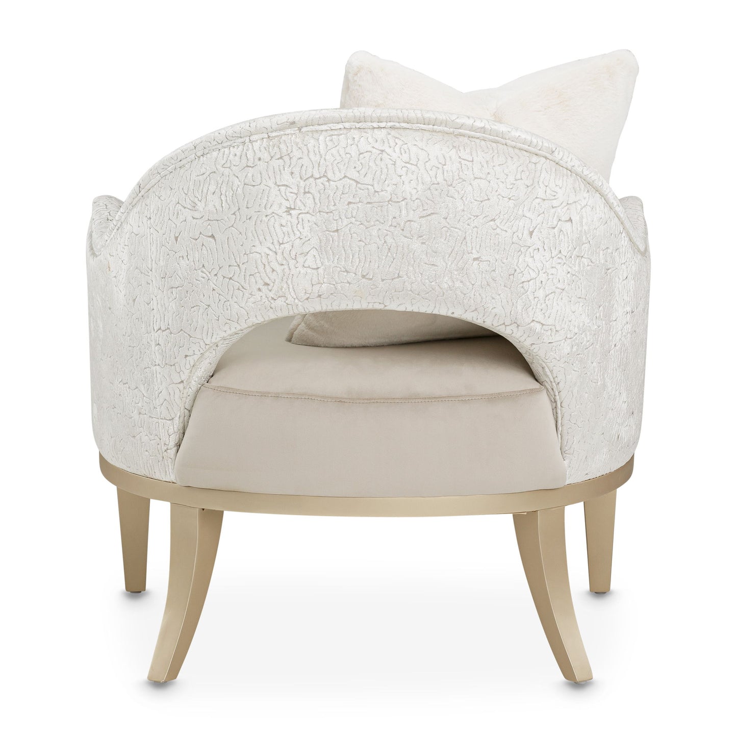 Yvette - Accent Chair - Porcini / Medium Champagne