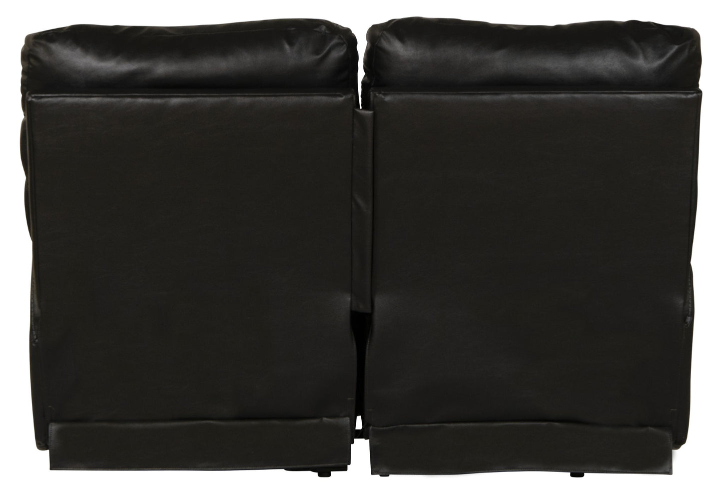 Angelo - Leather Power Reclining Loveseat - Black