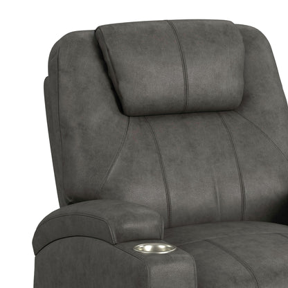 Kenmore - P1 Lift Chair With Heat Massage - Simba Dark Gray