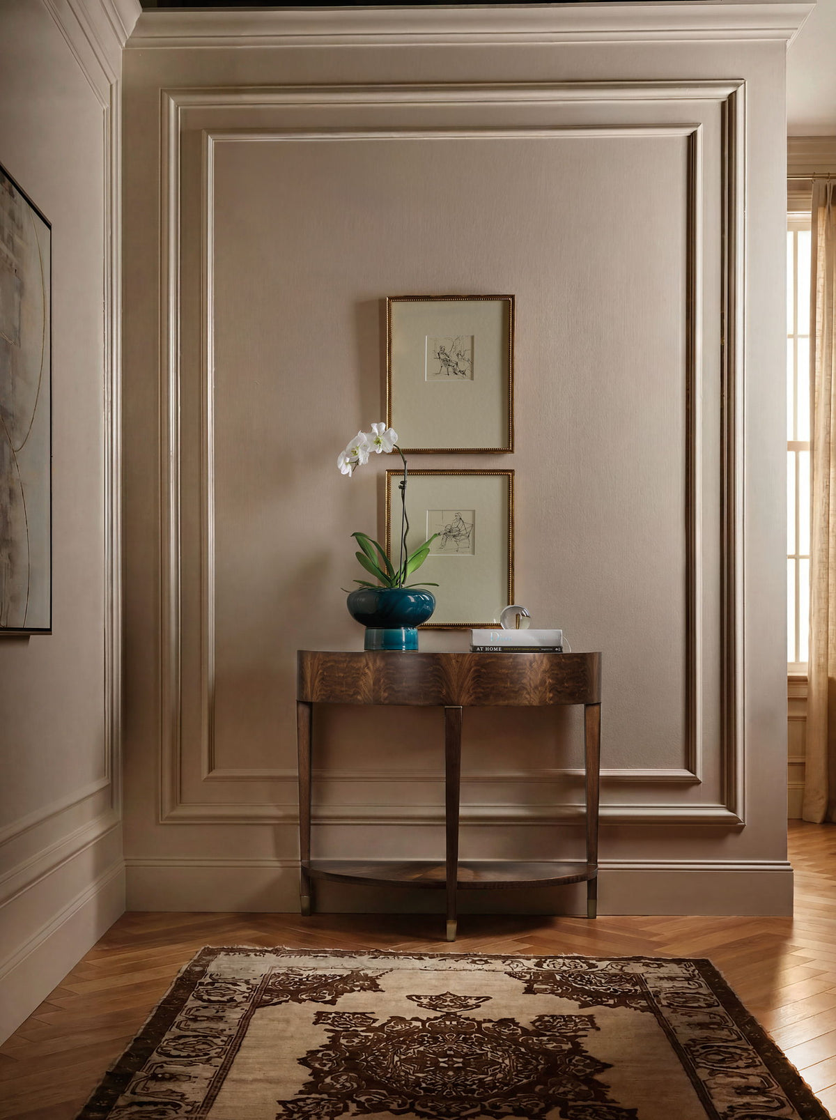 Archives - Demilune Console - Classic Walnut