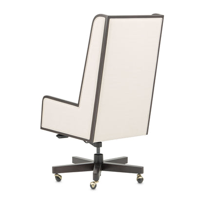 Belmont Place - Swivel Desk Chair - Espresso / Cream