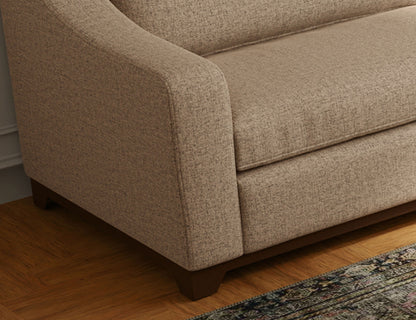 Natural Parota - Loveseat - Capuccino Brown