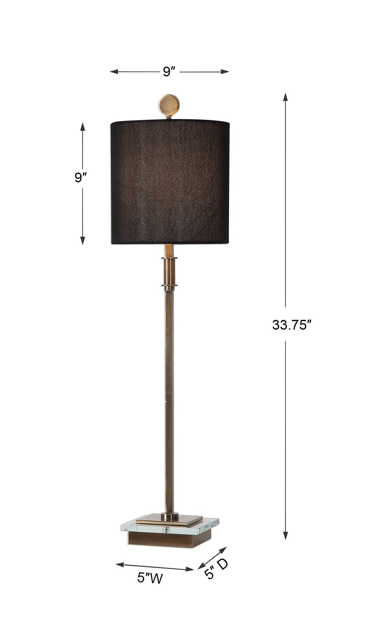 Volante - Table Lamp - Antique Brass