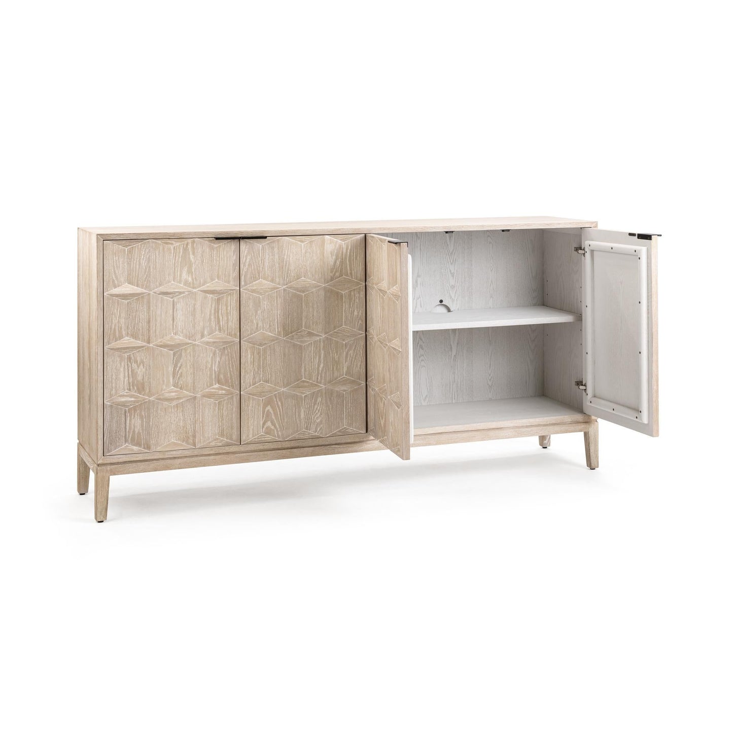 Mira - 4 Door Sideboard - White