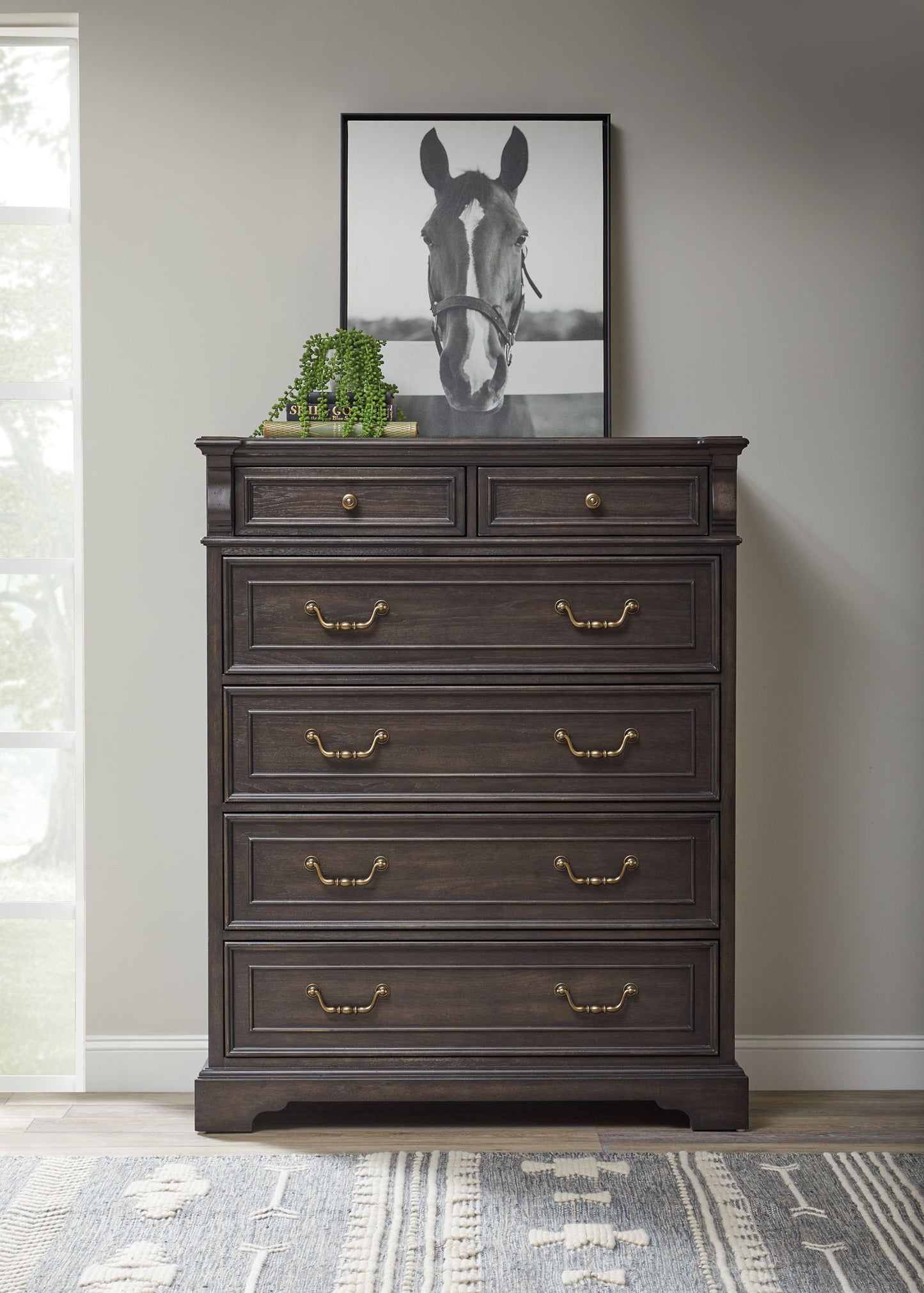 Hickory Creek - 6 Drawer Chest - Brown
