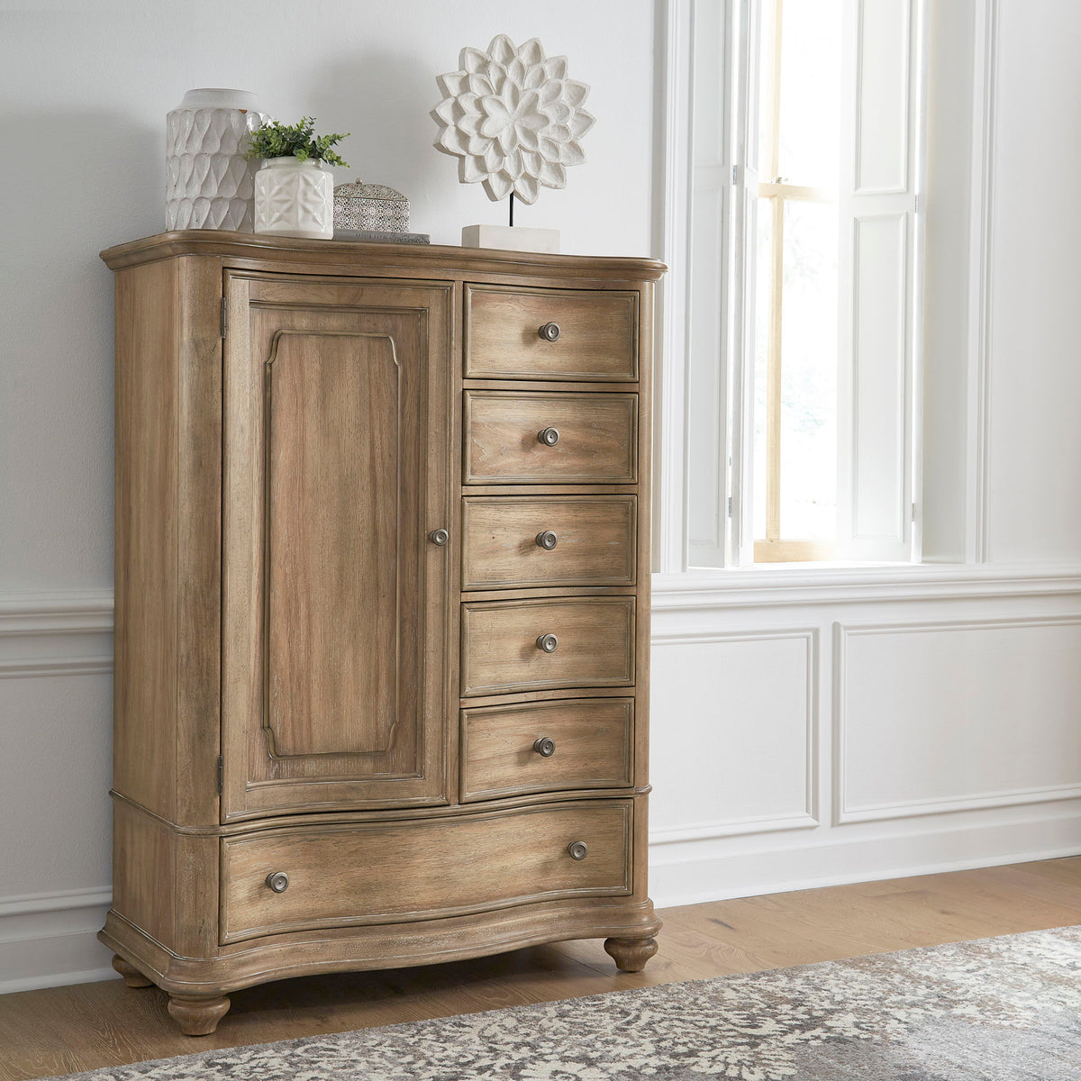 Weston Hills - Door Chest - Flax Seed