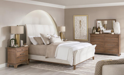 Harmony - Complete Upholstered Sleigh Bed - Ovation Tweed