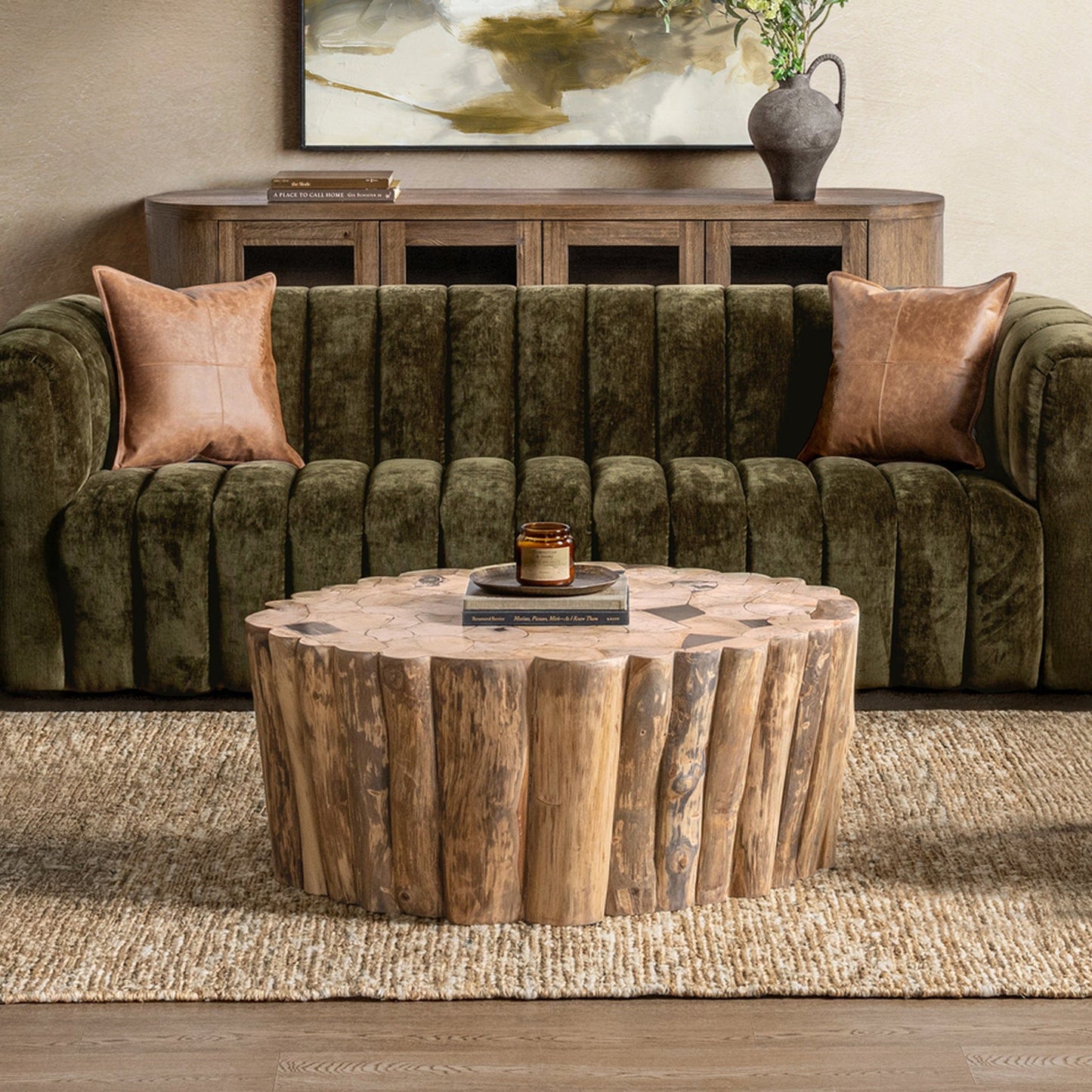 Norwest - Petrified Wood Coffee Table - Natural