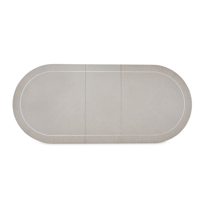 Eclipse - Oval Dining Table - Moonlight Gray
