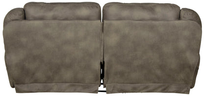 Flynn - Power Lay Flat Reclining Sofa Power Adjustable Headrest & Lumbar And Dual Heat & Massage - Fig