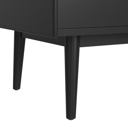 Lanette - Coffee Table With White Marble And Lift-Top - Black