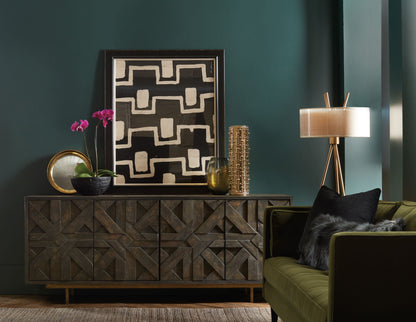 Commerce And Market - Layers Credenza - Dark Gray