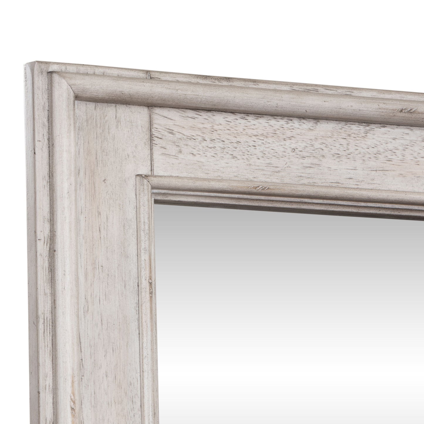 Heartland - Landscape Mirror - Antique White / Tobacco Tops