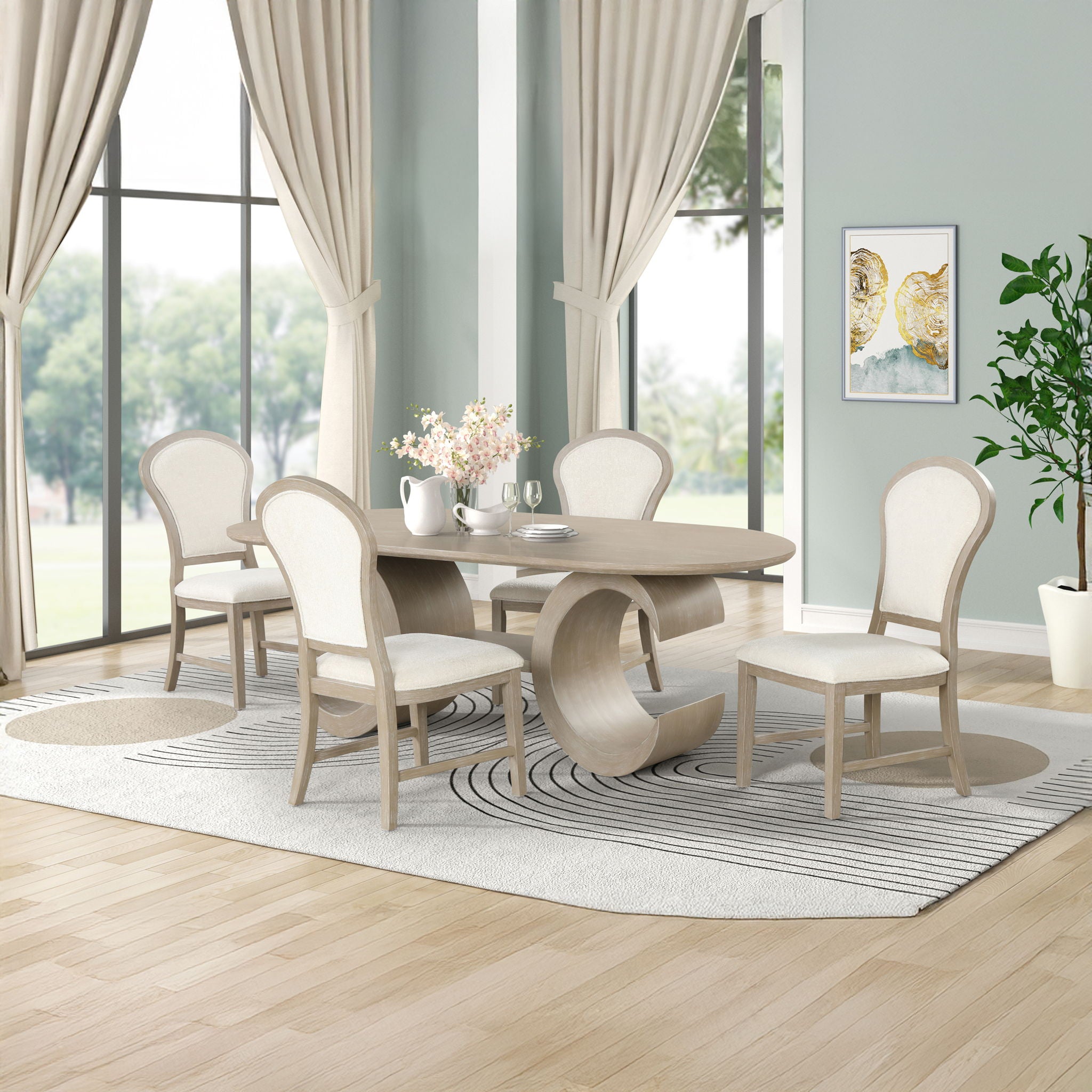 New Classic Furniture Gwendolyn Dining Table - Thumbnail 5