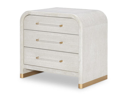 Miramar - Three Drawer Nightstand - Oyster
