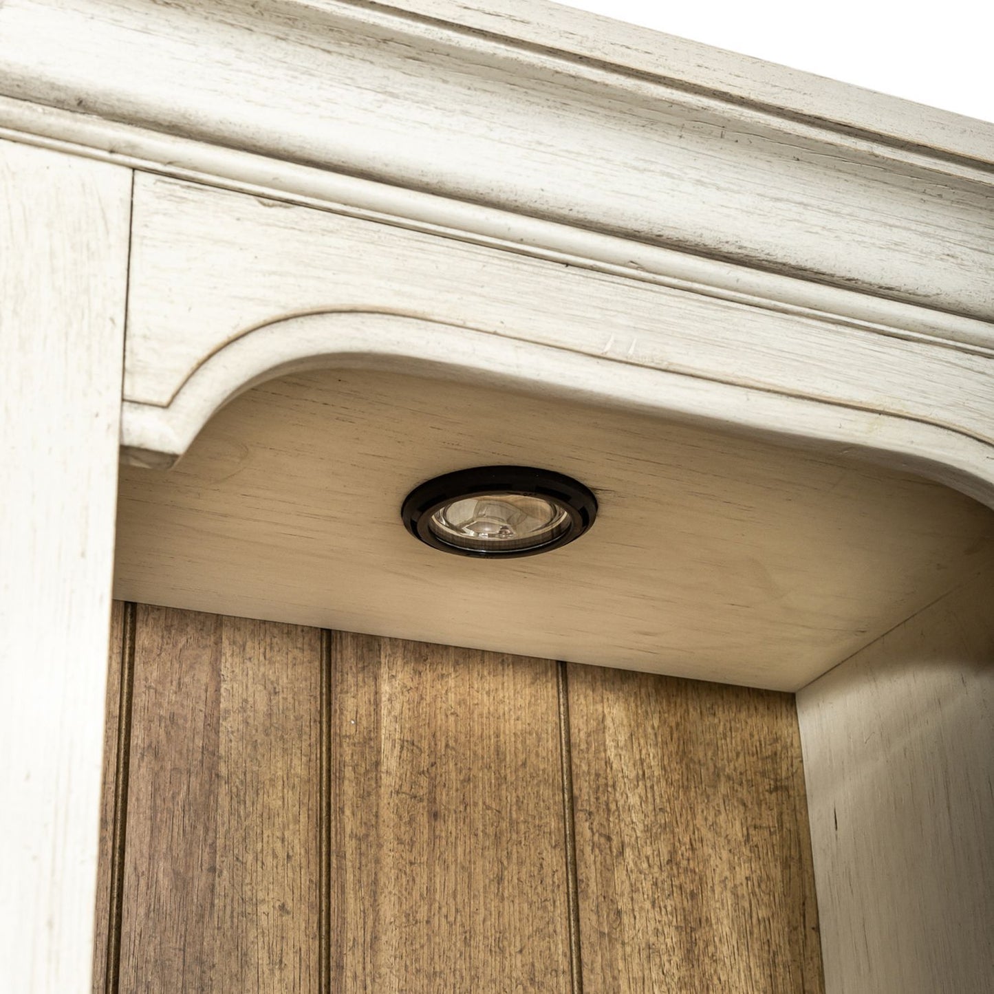 Farmhouse Reimagined - Right Pier Top - Antique White / Chestnut Tops