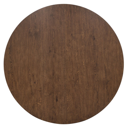 Cashiers - Round Drop-Leaf Dining Table - Chestnut