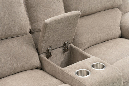Hooper - Console Loveseat, Manual Recline