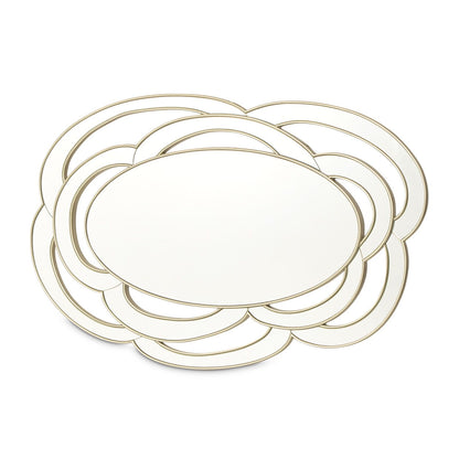 Camellia Field - Wall Mirror - Antique Gold