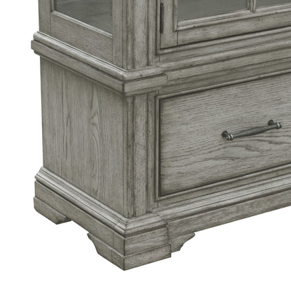 Madison Ridge - China Cabinet - Light Oak