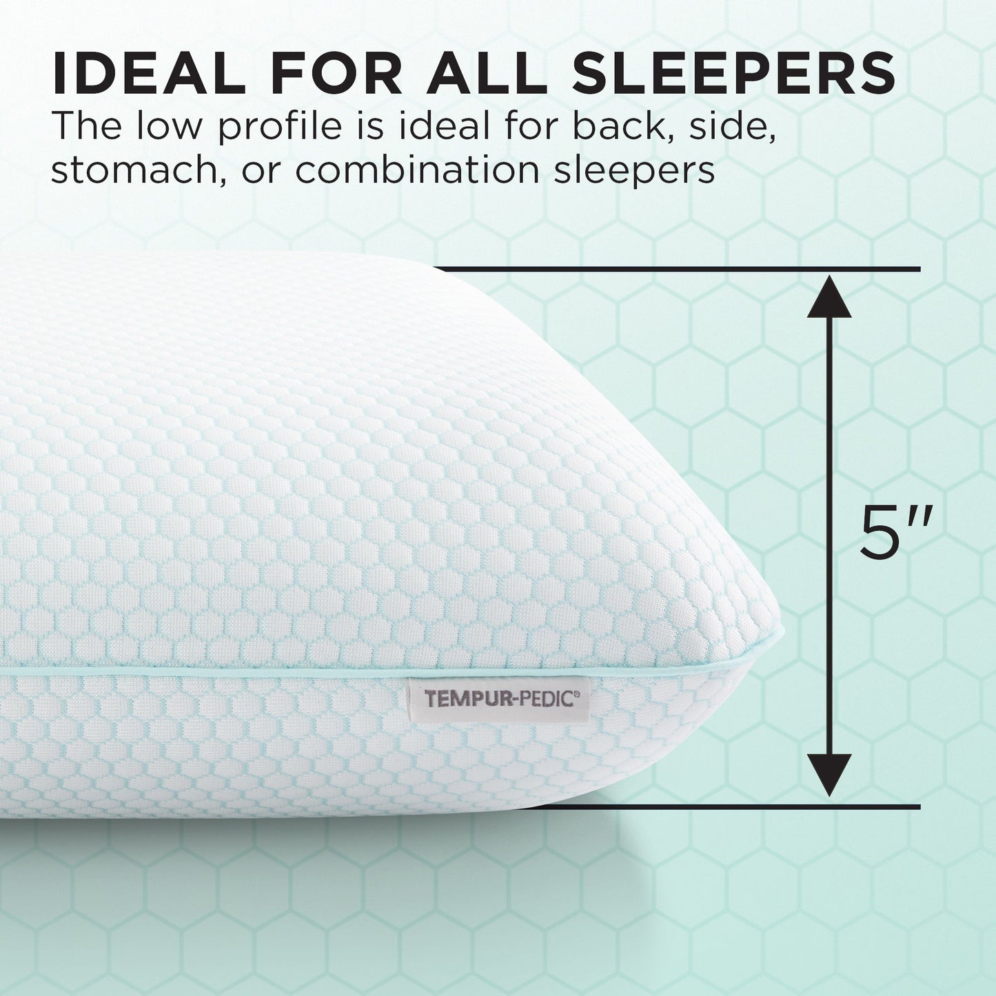 Pillows - Tempur-Pedic Everyday Comfort Pillow - White